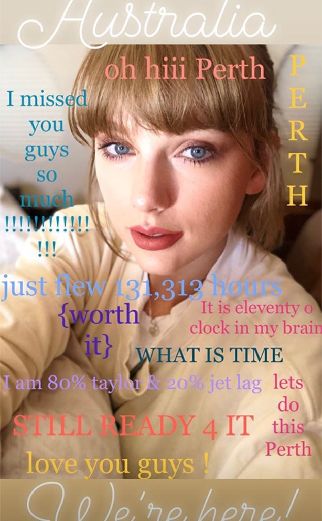 Taylor Swift, Perth, Instagram Taylor Swift, Perth, Instagram